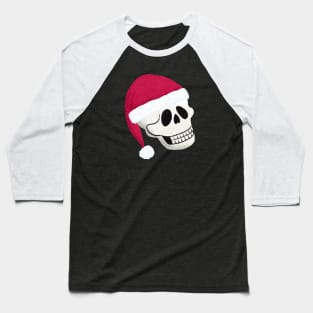 Xmas Skull Baseball T-Shirt